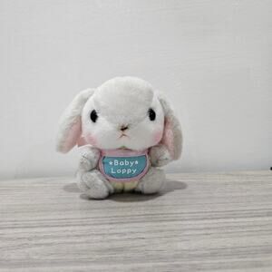 AMUSE Pote usa Loppy Baby Keychain Sesame Grey Japan Kawaii Cute Pastel